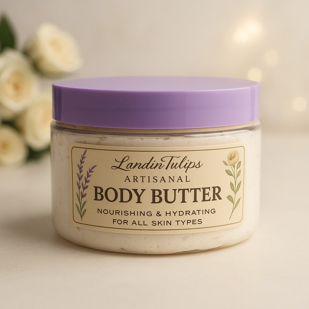 Natural Body Butter – Nourishing Cosmeceutical Blend (8 oz) without the greasy feel