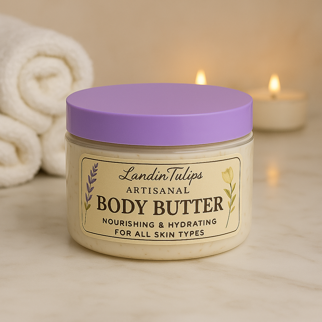 Natural Body Butter – Nourishing Cosmeceutical Blend (8 oz) without the greasy feel