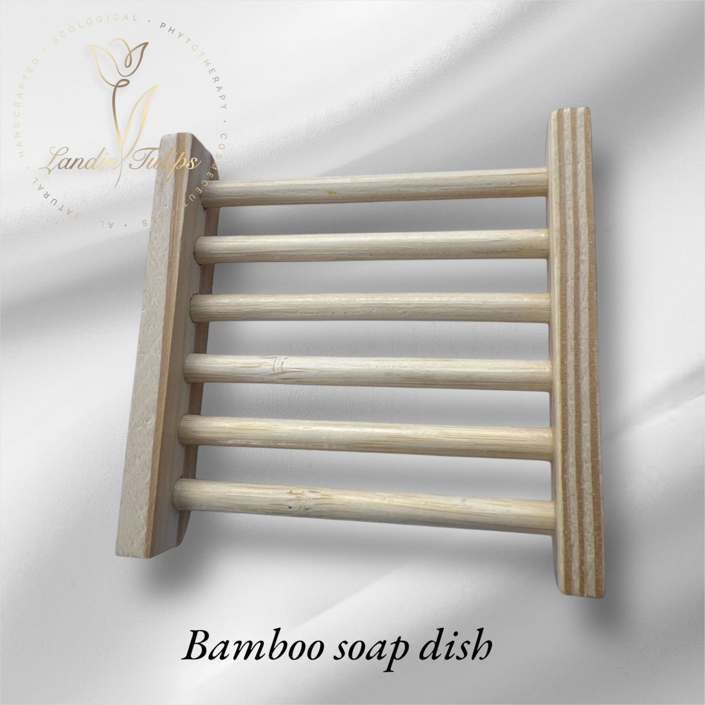 Bamboo Soap Dish – Elegant & Sustainable