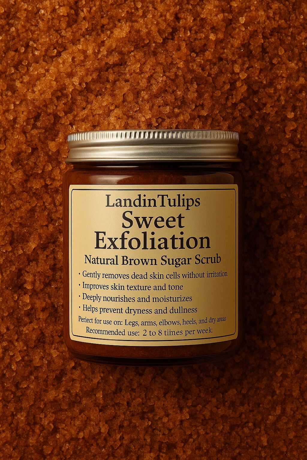 Sweet Exfoliation – LandinTulips Natural Brown Sugar Scrub