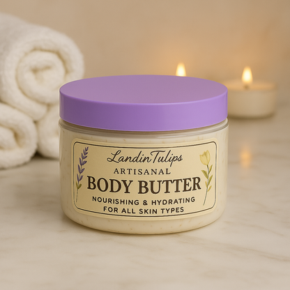 Natural Body Butter – Nourishing Cosmeceutical Blend (8 oz) without the greasy feel
