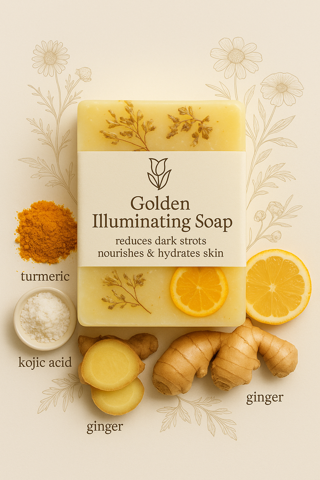Golden Light Illuminating Soap