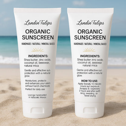 LandinTulips Organic Sunblock – Natural Defense with a Healthy Glow