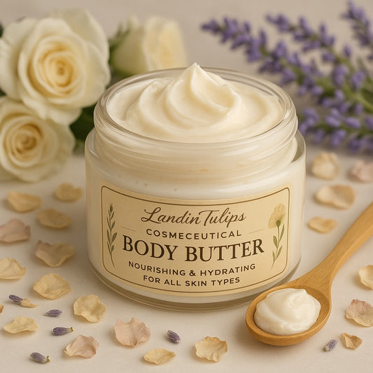 Natural Body Butter – Nourishing Cosmeceutical Blend (8 oz) without the greasy feel