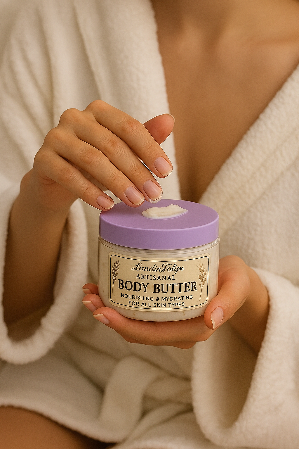 Natural Body Butter – Nourishing Cosmeceutical Blend (8 oz) without the greasy feel