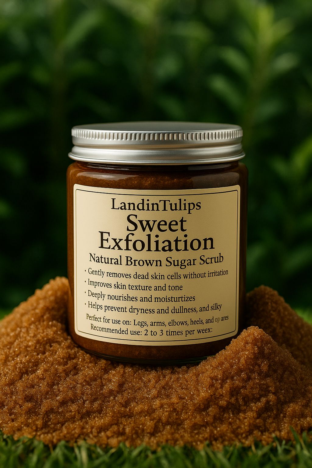 Sweet Exfoliation – LandinTulips Natural Brown Sugar Scrub